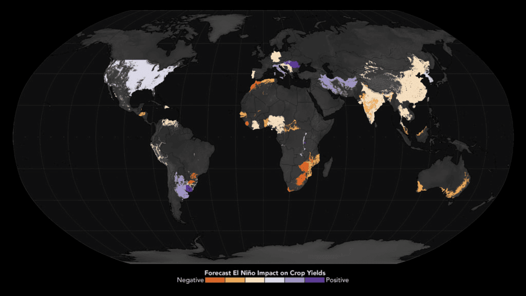 Forecast El Niño Impact on Crop Yields