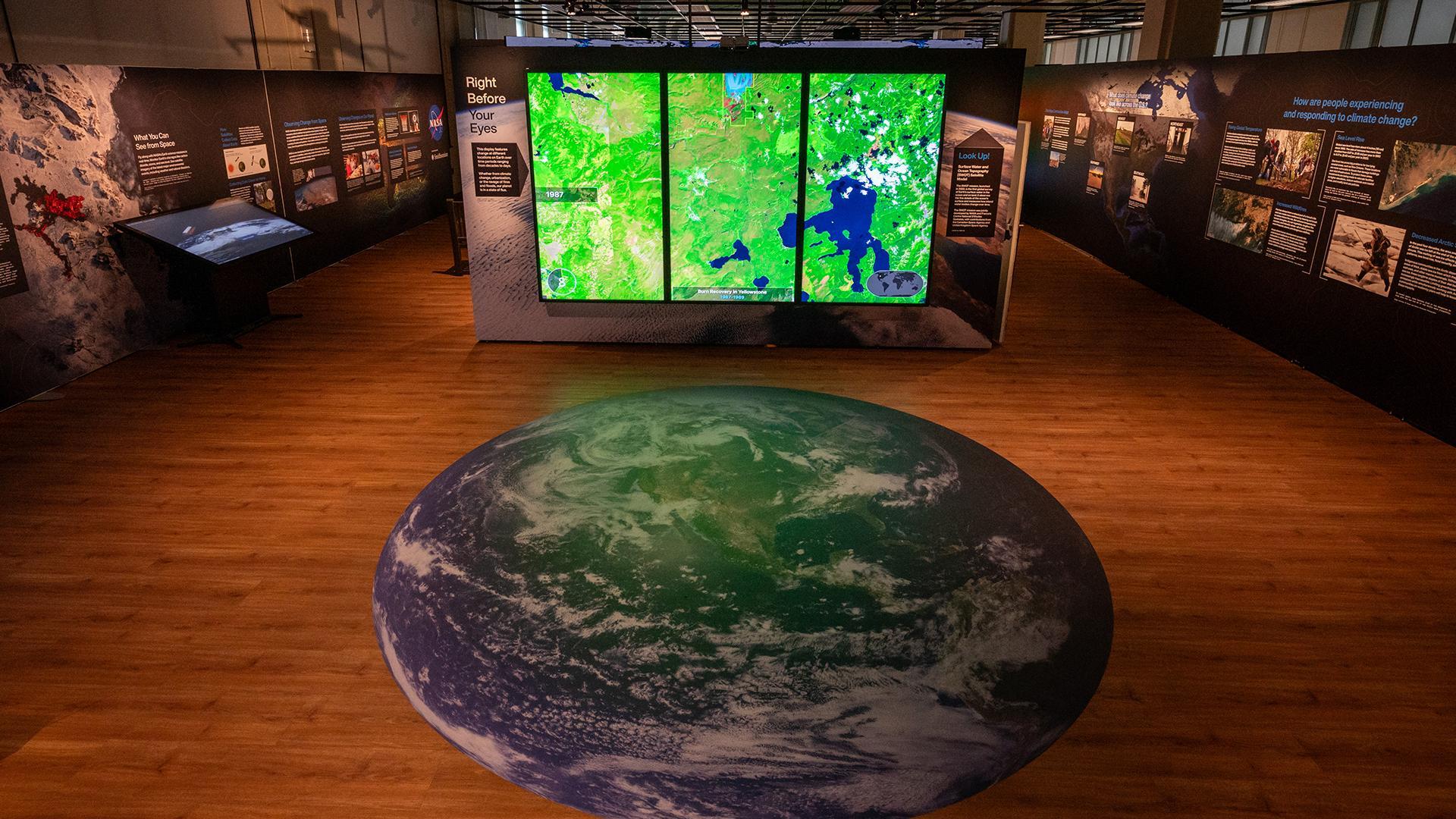 The Earth Information Center exhibit at the Smithsonian National Museum of Natural History.